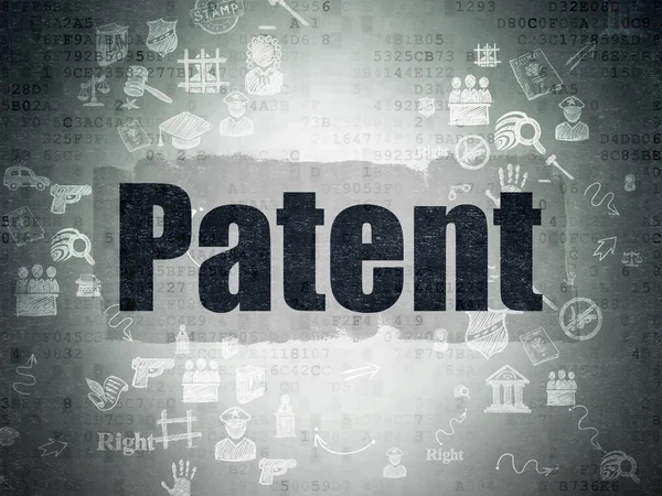 Law concept: Patent on Digital Paper background — Stock fotografie