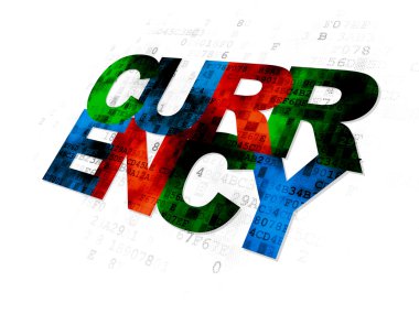 Currency concept: Currency on Digital background