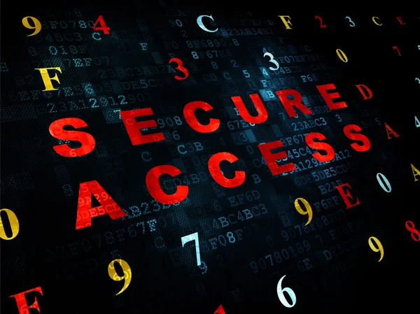 Safety concept: Secure Access on Digital background — Stock Photo, Image