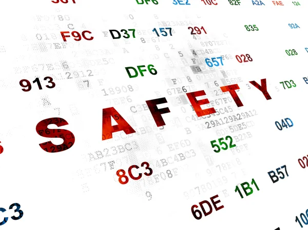 Safety concept: Safety on Digital background — Stock Photo, Image