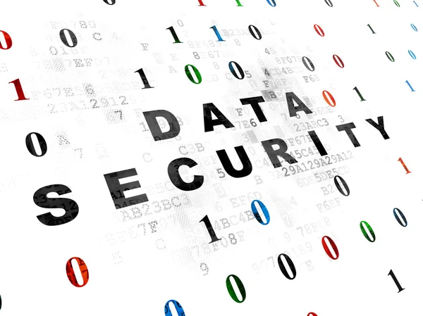 Privacy koncept: datasäkerhet på digital bakgrund — Stockfoto