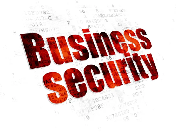 Concetto di protezione: Business Security on Digital background — Foto Stock