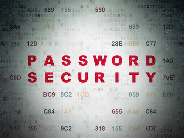 Safety concept: Password Security on Digital Paper background — Stock Photo, Image