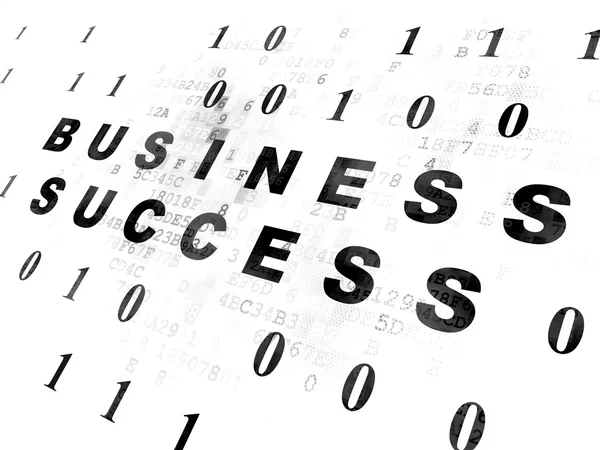 Finance concept: Business Success on Digital background — Stock Photo, Image