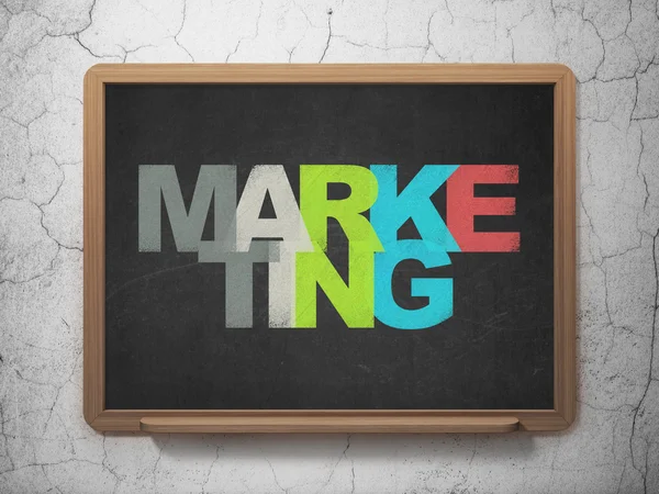Marketing concept: Marketing on School Board background — Stockfoto