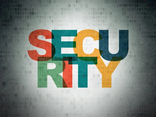 Protection concept: Security on Digital Paper background — Φωτογραφία Αρχείου