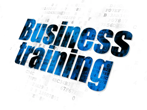 Learning concept: Business Training on Digital background — ストック写真