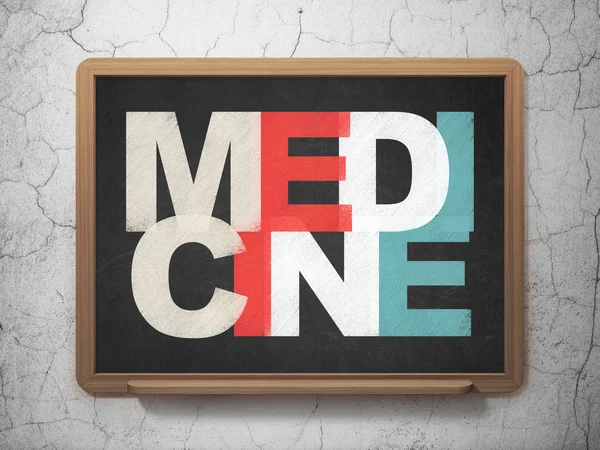Medicine concept: Medicine on School Board background — Stockfoto