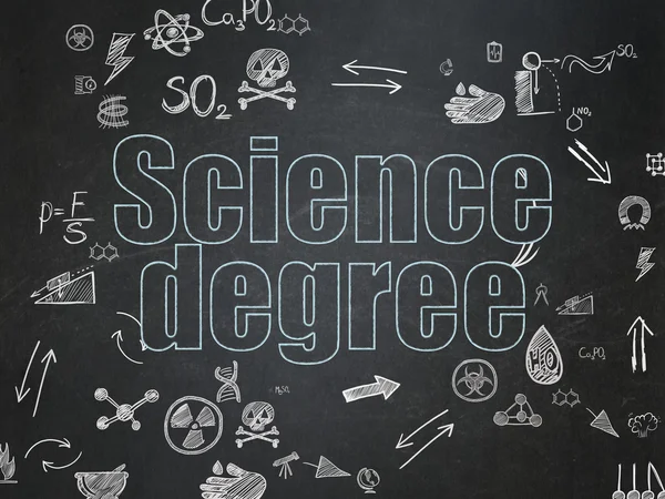 Conceito de ciência: Licenciatura em Ciências no contexto do Conselho Escolar — Fotografia de Stock