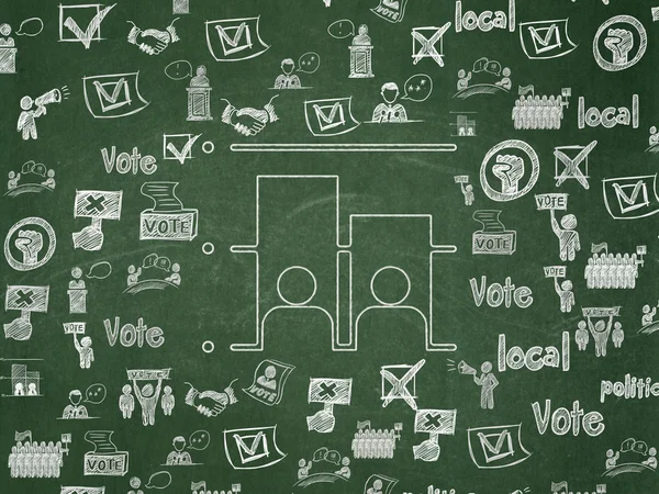 Politik-Konzept: Wahl im Schulausschuss — Stockfoto