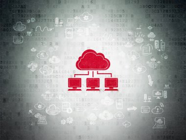 Cloud networking concept: Cloud Network on Digital Paper