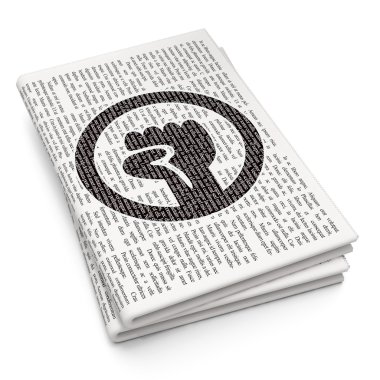 Siyasi kavram: gazete özgeçmişlerine Ayaklanması