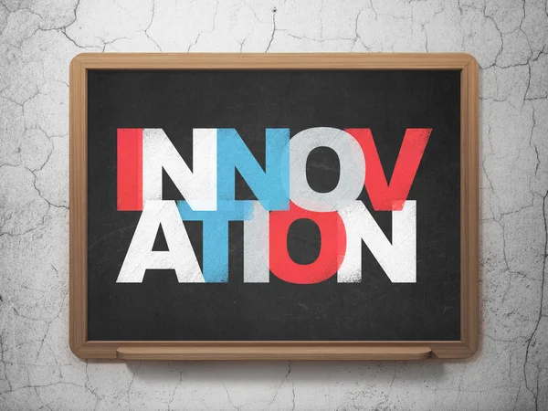 Finanční koncept: inovace na školní rada pozadí — Stock fotografie
