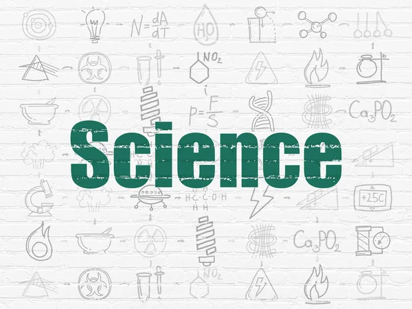 Science concept: Science on wall background — Stock Photo, Image