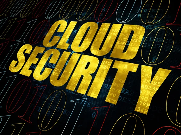 Cloud computing concept: Cloud Security on Digital background — Stock Photo, Image