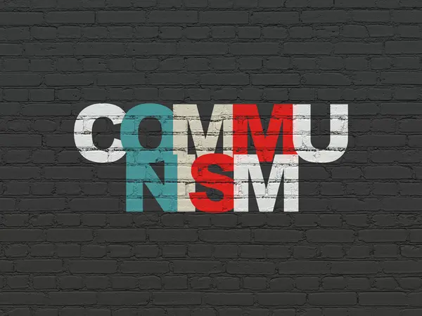 Political concept: Communism on wall background — Stock Photo, Image