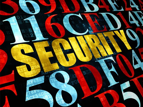 Protection concept: Security on Digital background — Stock Photo, Image