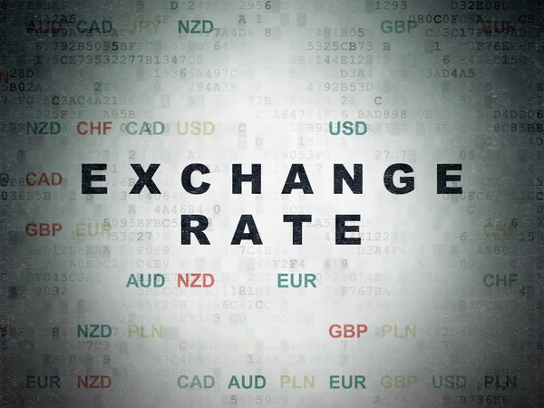 Currency concept: Exchange Rate on Digital Paper background — Stock Photo, Image