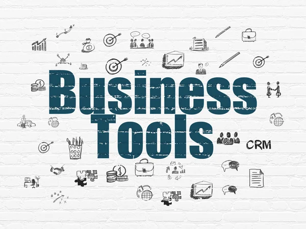 Üzleti koncepció: üzleti eszközök a háttér — Stock Fotó