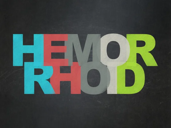 Health concept: Hemorrhoid on School Board background — ストック写真