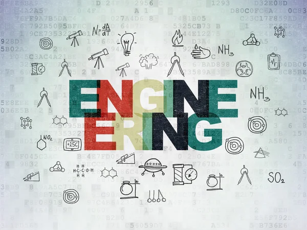 Science concept: Engineering on Digital Paper background — 스톡 사진