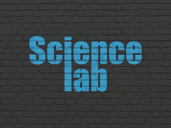 Concetto scientifico: Science Lab sullo sfondo della parete — Foto Stock
