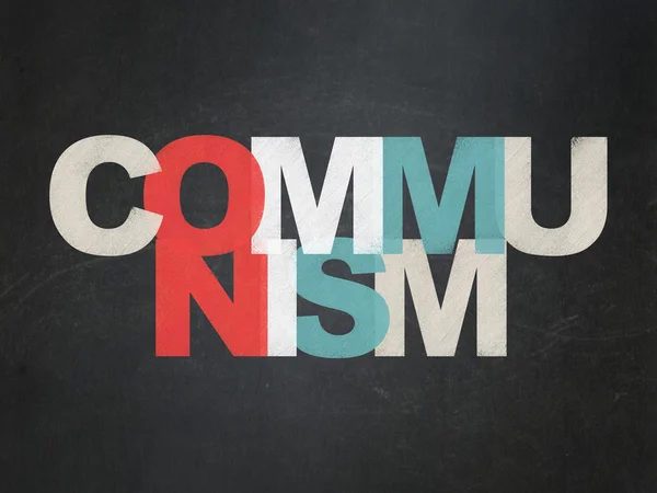 Political concept: Communism on School Board background — 스톡 사진