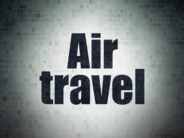 Tourism concept: Air Travel on Digital Paper background — 图库照片
