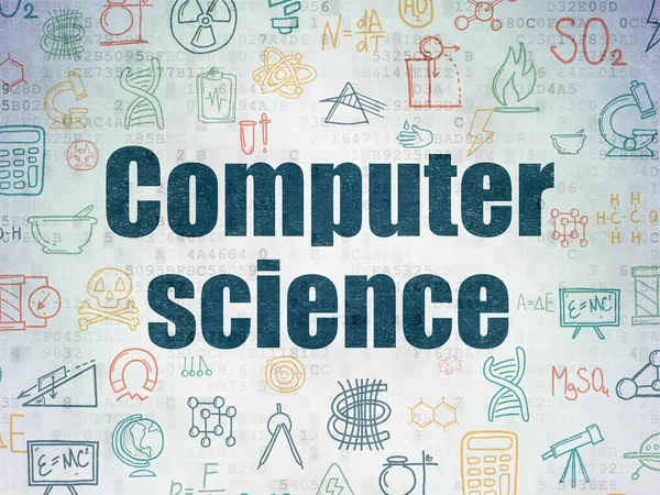 Science concept: Computer Science on Digital Paper background — Stock fotografie