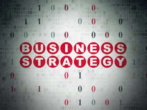Pénzügyi fogalom: üzleti stratégia, a digitális papír háttér — Stock Fotó