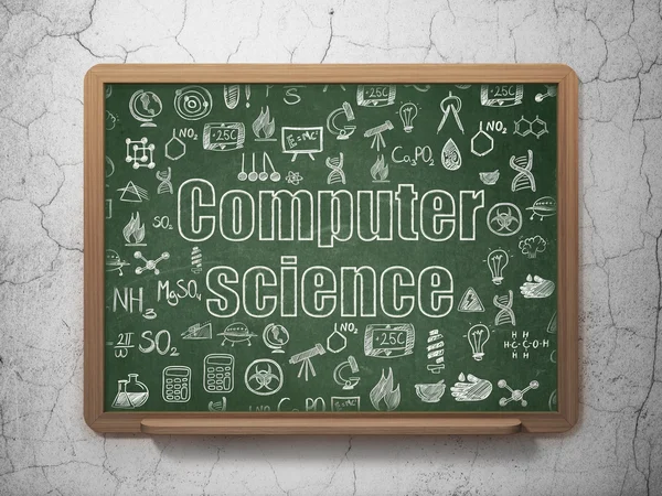 Concetto di scienza: Informatica nel consiglio d'istituto — Foto Stock