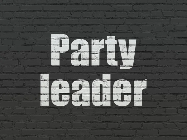 Concepto político: Líder del partido en el fondo —  Fotos de Stock
