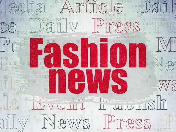 News concept: Fashion News on Digital Paper background — Stock Photo, Image