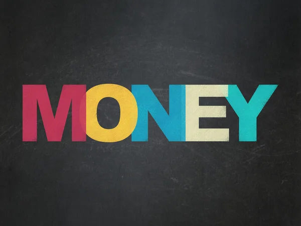 Finance concept: Money on School Board background — Stockfoto