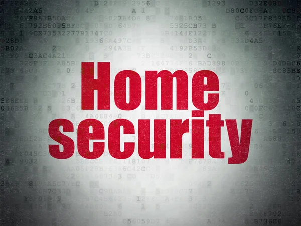 Protection concept: Home Security on Digital Paper background — Stock Photo, Image