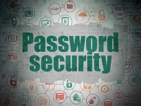 Protection concept: Password Security on Digital Paper background — Stock Photo, Image