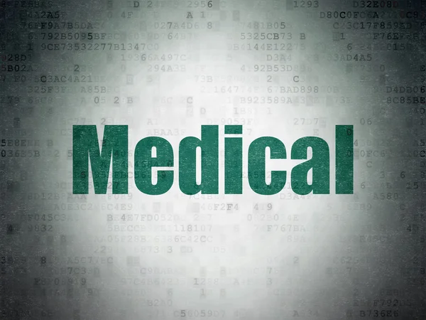 Medicine concept: Medical on Digital Paper background — Zdjęcie stockowe