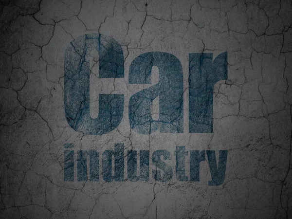 Industry concept: Car Industry on grunge wall background — Stockfoto