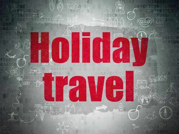 Conceito de férias: Viagens de férias em fundo de papel digital — Fotografia de Stock