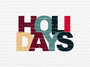 Eğlence, kavram: tatil günlerinde duvar arka plan