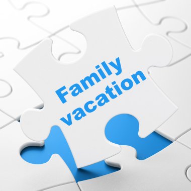 Turizm kavramı: Bulmaca arka plan aile tatil