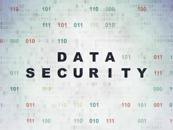 Safety concept: Data Security on Digital Paper background — Stock Photo, Image