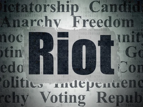 Politics concept: Riot on Digital Paper background — Zdjęcie stockowe