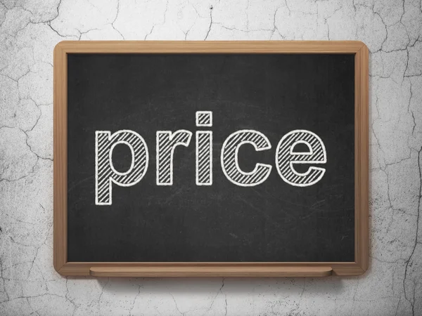 Advertising concept: Price on chalkboard background — Stock Photo, Image