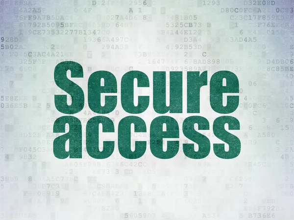 Security concept: Secure Access on Digital Paper background — Stock Photo, Image