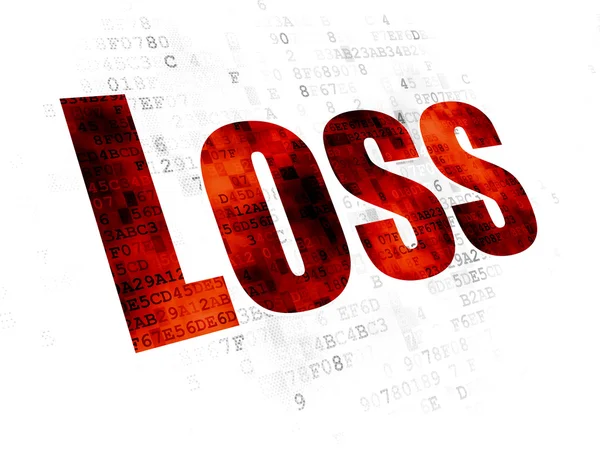 Business concept: Loss on Digital background — Stock Photo, Image