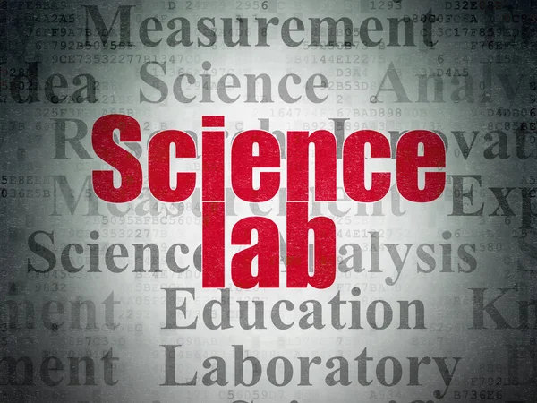 Concetto scientifico: Science Lab sul background della carta digitale — Foto Stock