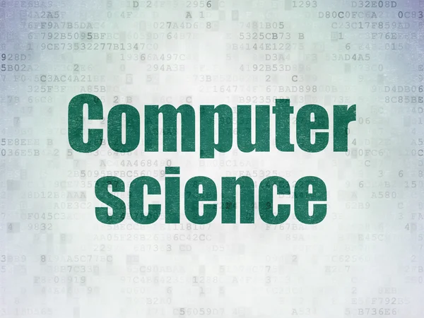 Concetto scientifico: Informatica sul background della carta digitale — Foto Stock