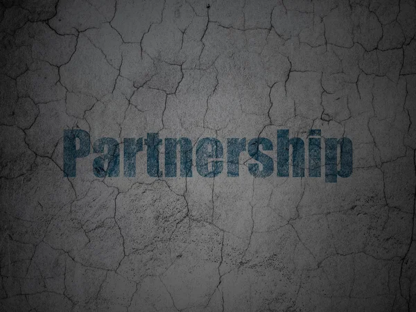 Finance concept: Partnership on grunge wall background — Stockfoto