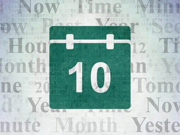 Timeline concept: Calendar on Digital Paper background — Stock Photo, Image